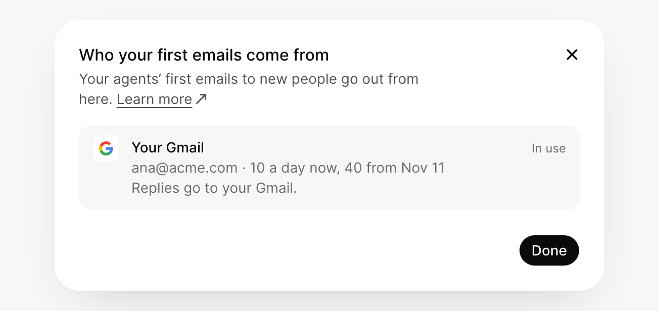 Your Gmail marked In use with its daily pace